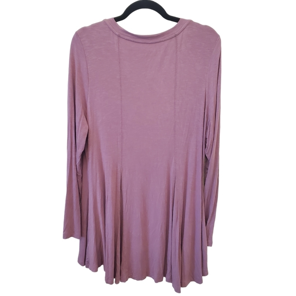 Soft Surroundings Large Stretchy Perfect A-Line Long Sleeve Top - Picture 2 of 10